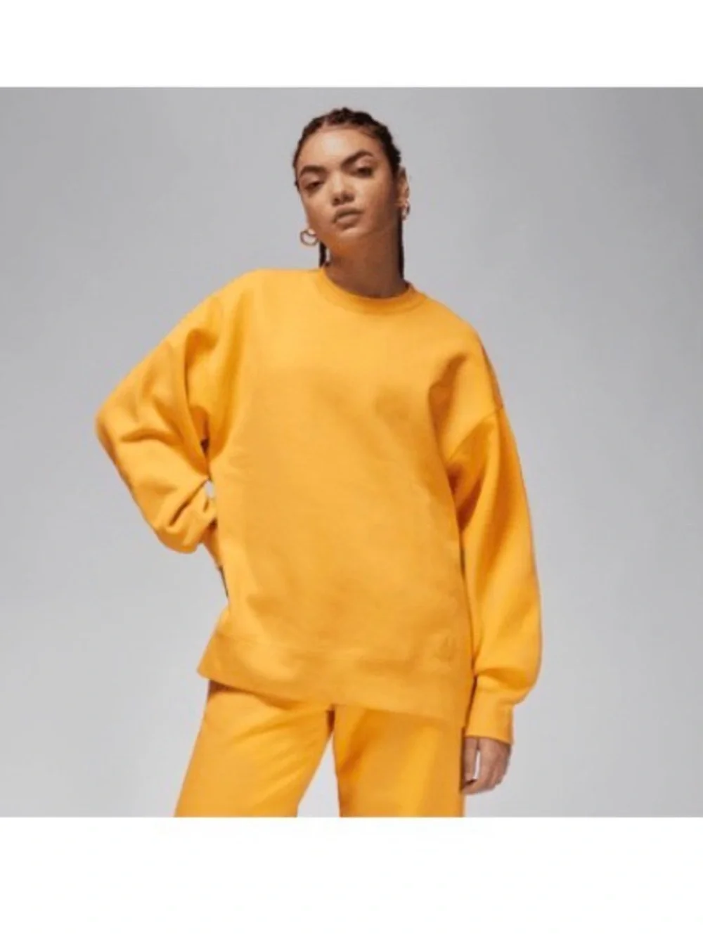 Air Jordan Yellow Crewneck Sweatshirt- XL